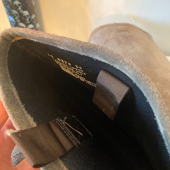 BOEMOS Grey Soft Leather Boots - EUC - Picture 10 of 12